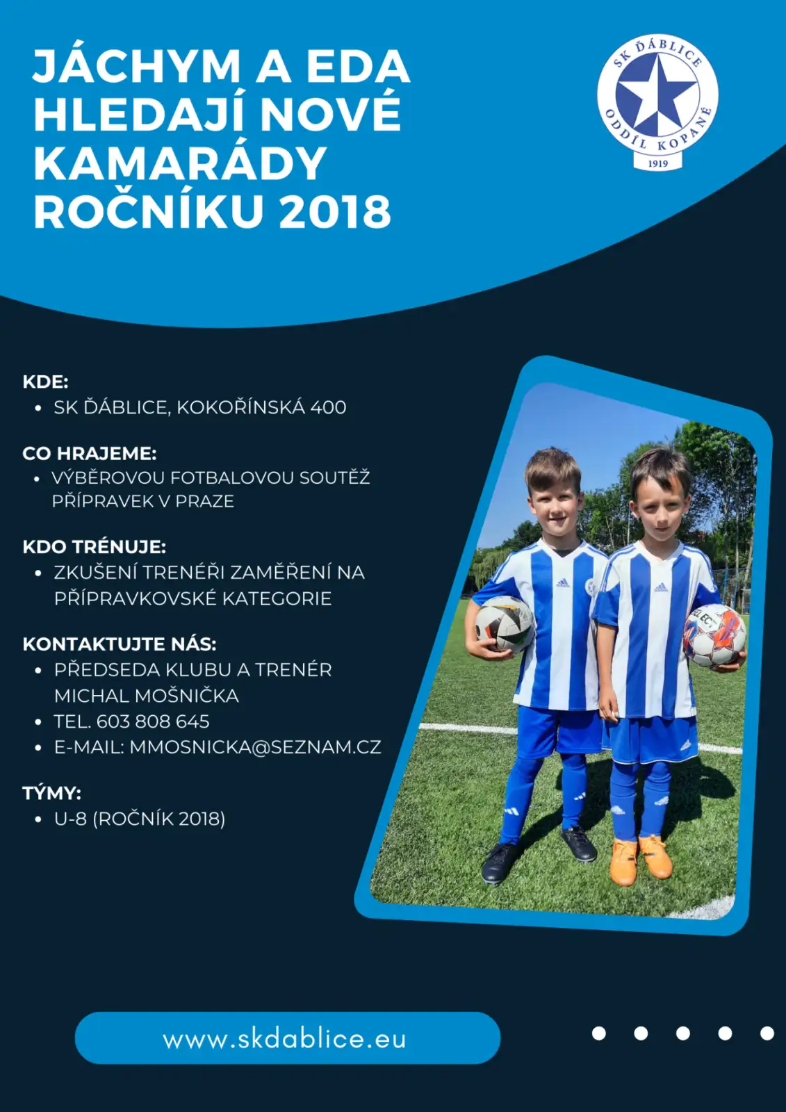 Nábor ročníku 2018