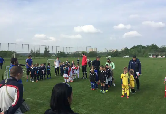 Fotbalová školička na svém prvním turnaji