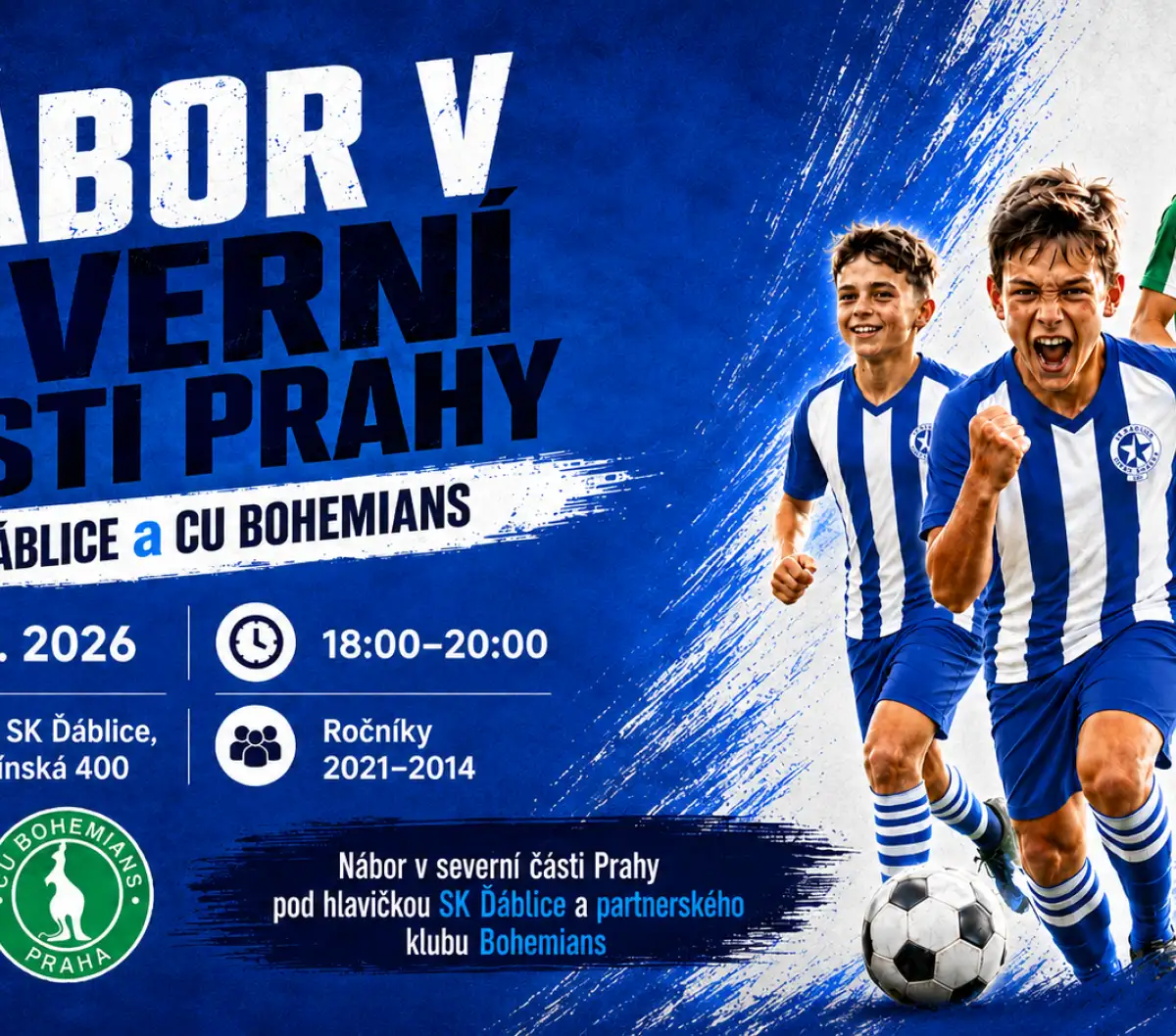 Hledáme nové fotbalisty i fotbalistky do SK Ďáblice!