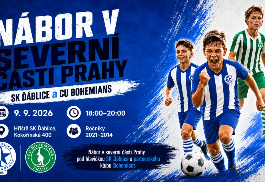 Hledáme nové fotbalisty i fotbalistky do SK Ďáblice!